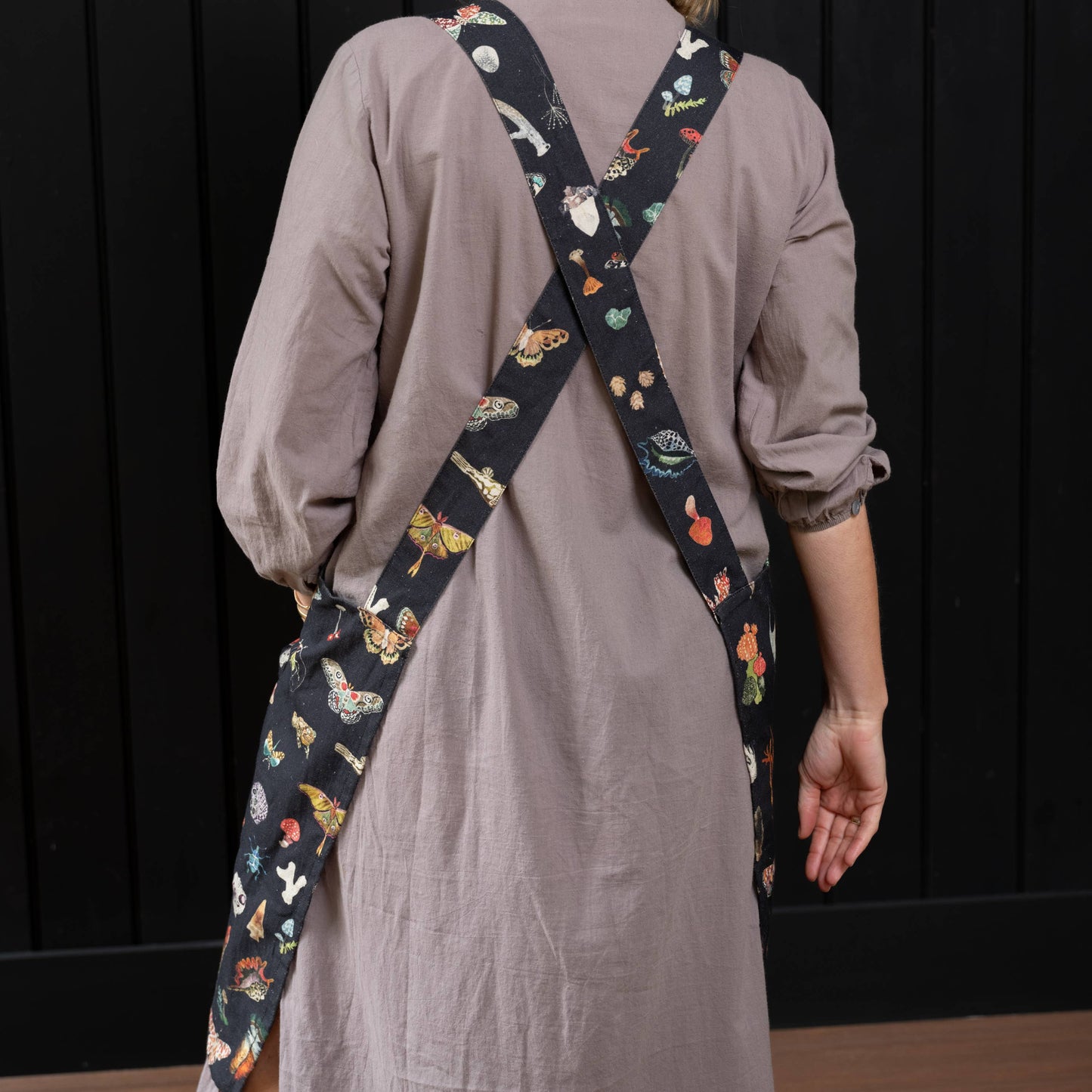 Apron- Smock Style - Specimens on Black