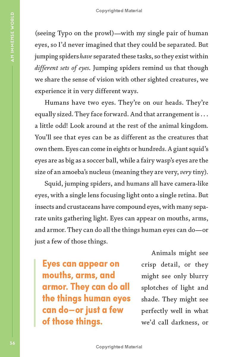 Book - An Immense World (Young Readers Edition): How Animals Sense Earth's Amazing Secrets by Ed Yong (Hardback)