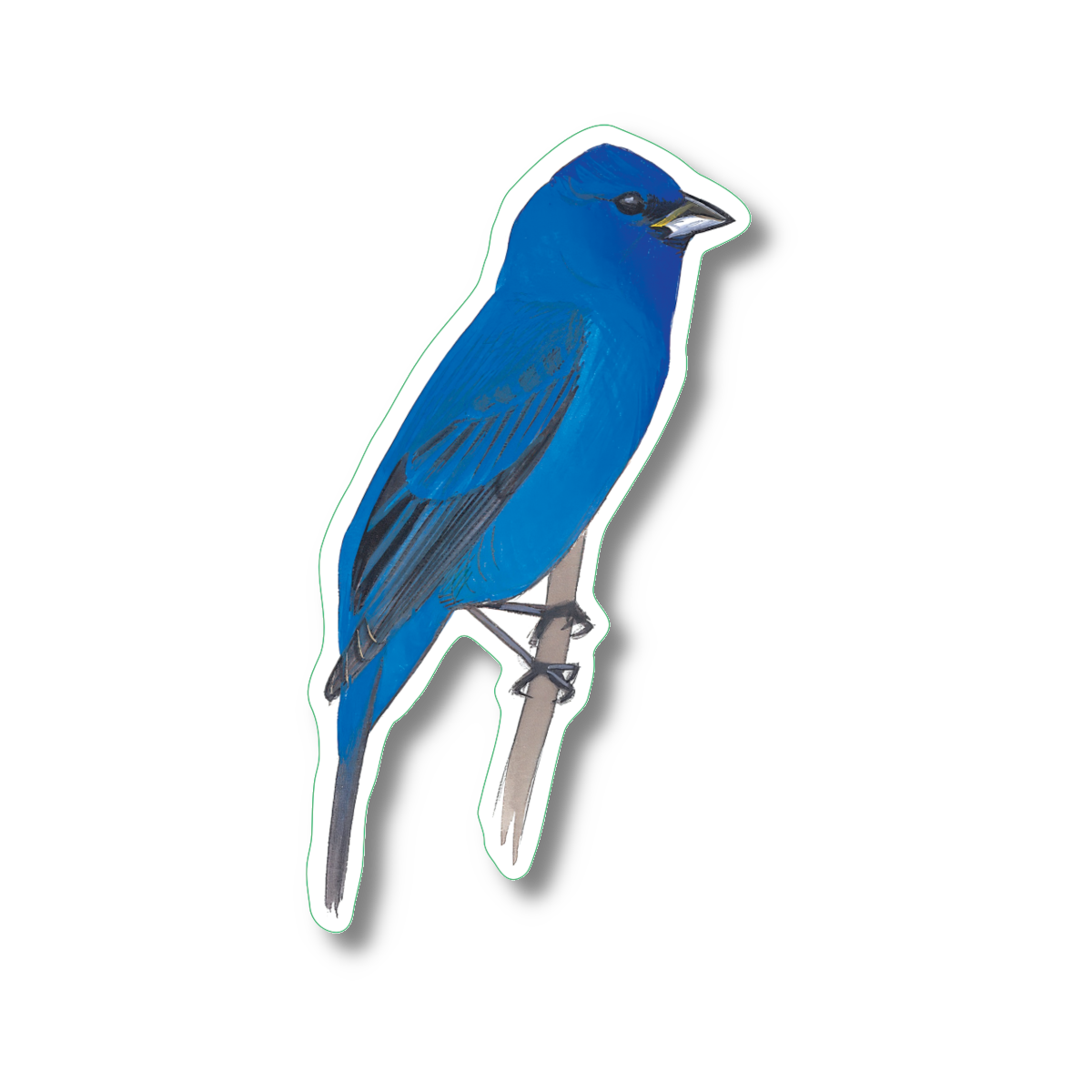 Sticker - Indigo Bunting Nature Sticker, 2.5" x 3.5"