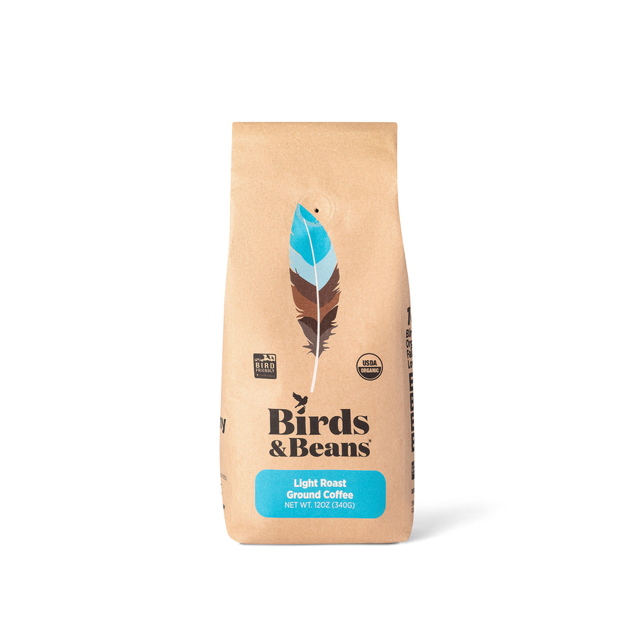 Bird-Friendly Coffee - Organic American Redstart - Light Roast - Whole Bean