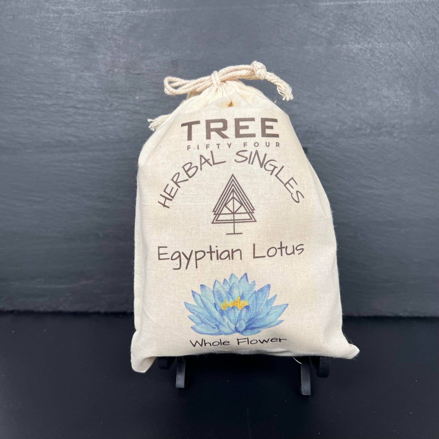 Loose Tea in Drawstring Sachet - Tree Fifty Four - Egyptian Blue Lotus (1.5oz)