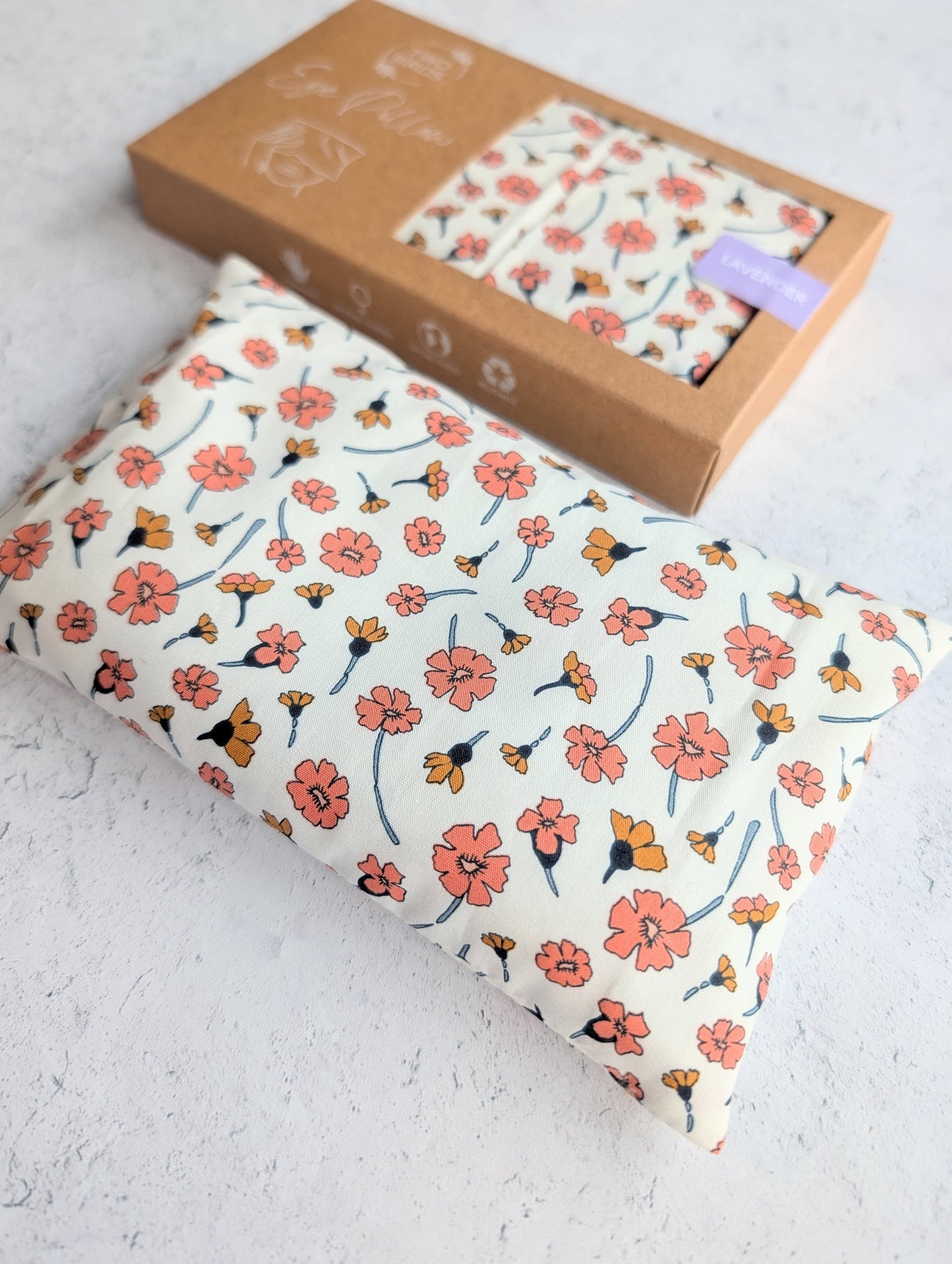 Weighted Eye Pillow - Falling Flowers - Scent Free