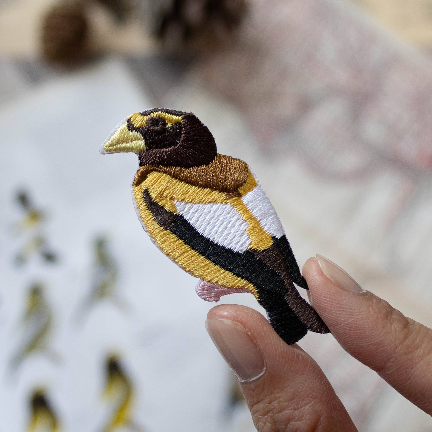 Bird Patch - Evening Grosbeak (#18 of collection)