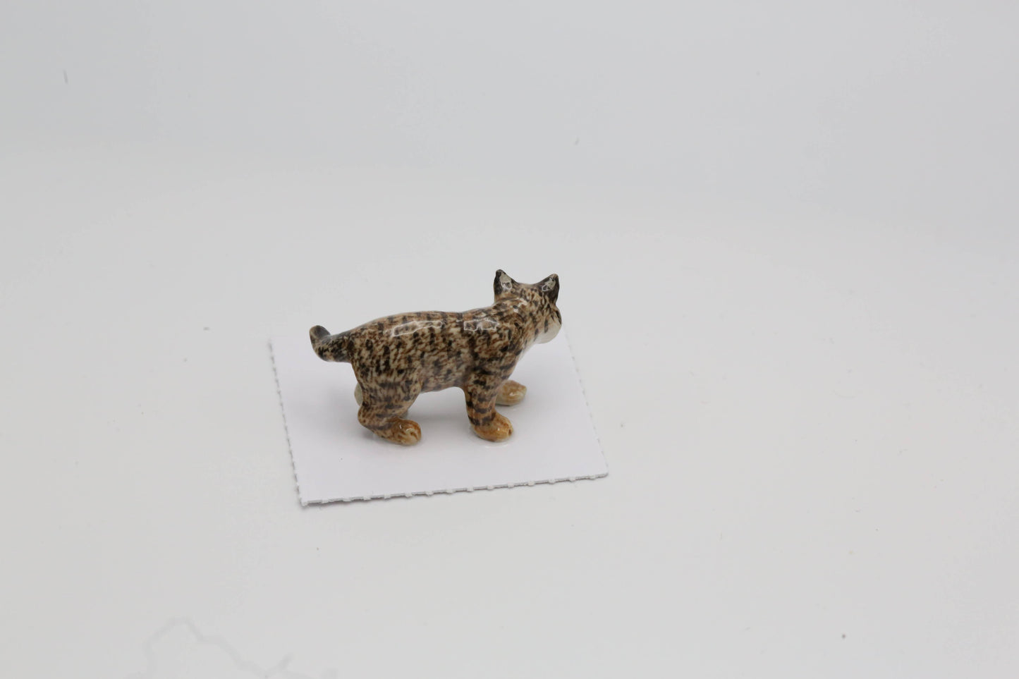 Little Critterz Porcelain Miniature - "Ember" Bobcat