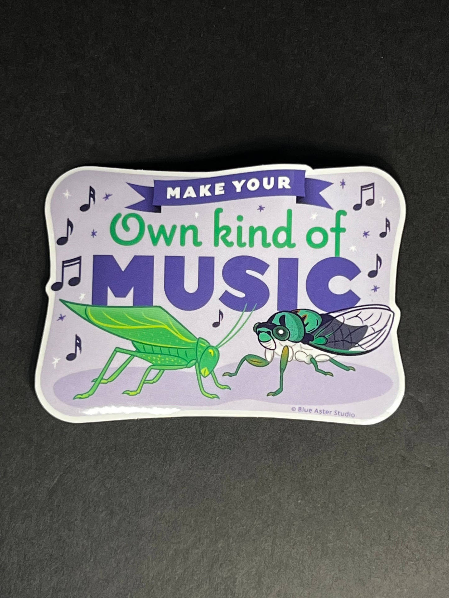 Sticker - Grasshopper "Make Your Own Music"