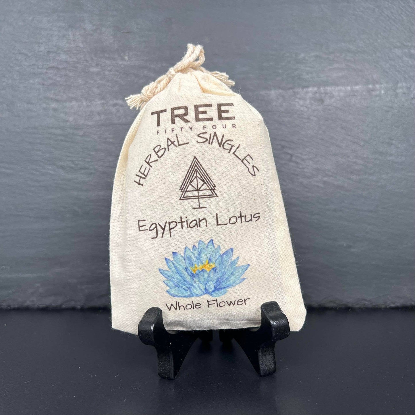 Loose Tea in Drawstring Sachet - Tree Fifty Four - Egyptian Blue Lotus (1.5oz)