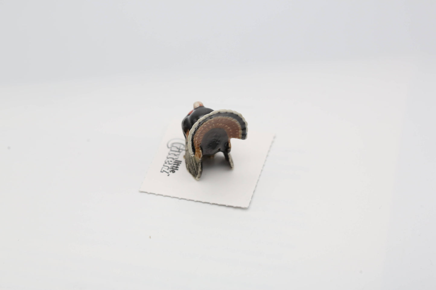 Little Critterz Porcelain Miniature - "Gobbler" Turkey