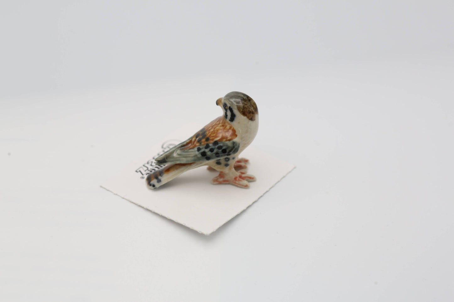 Little Critterz Porcelain Miniature - "Hover" American Kestrel