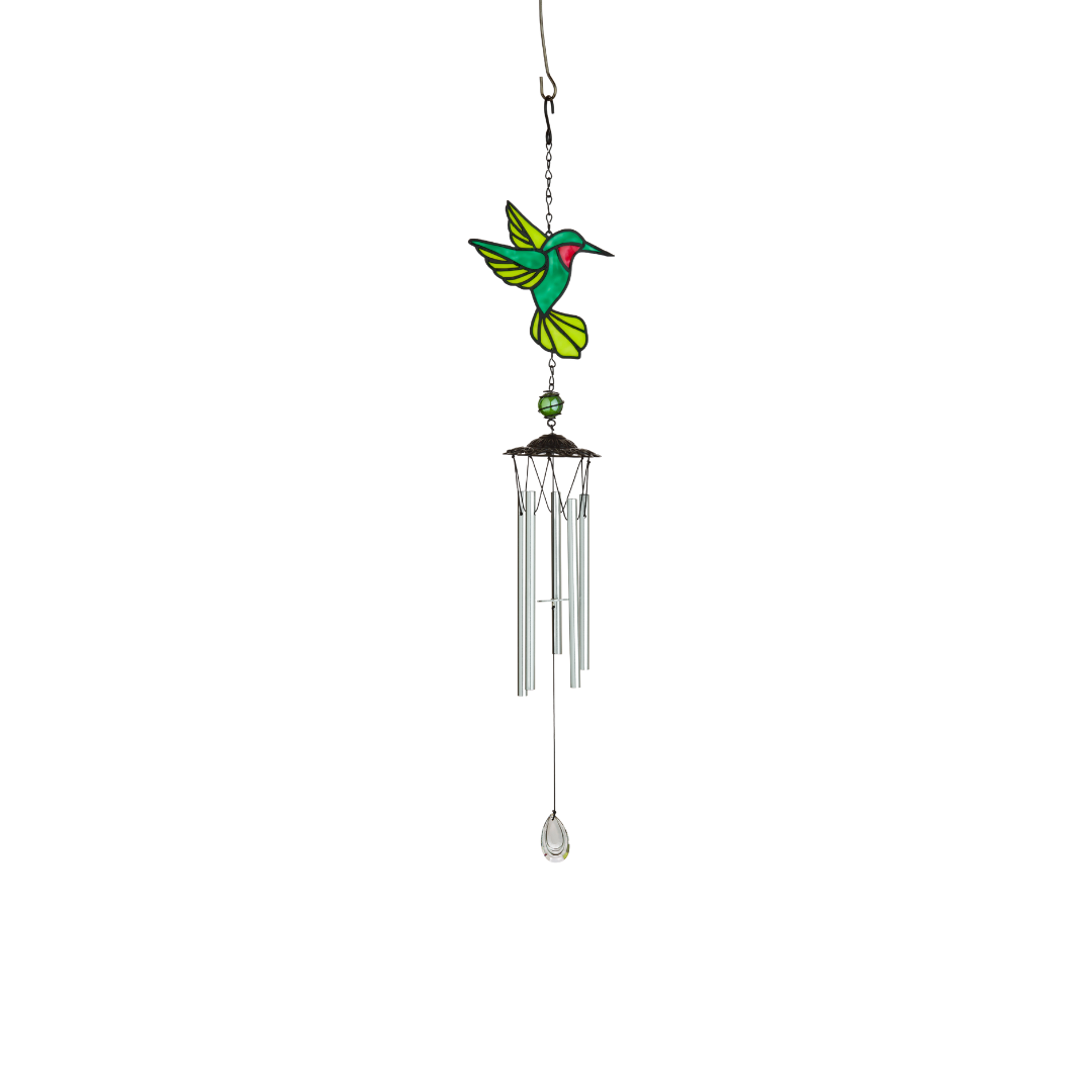 Wind Chime - Hummingbird Suncatcher Chime 30"