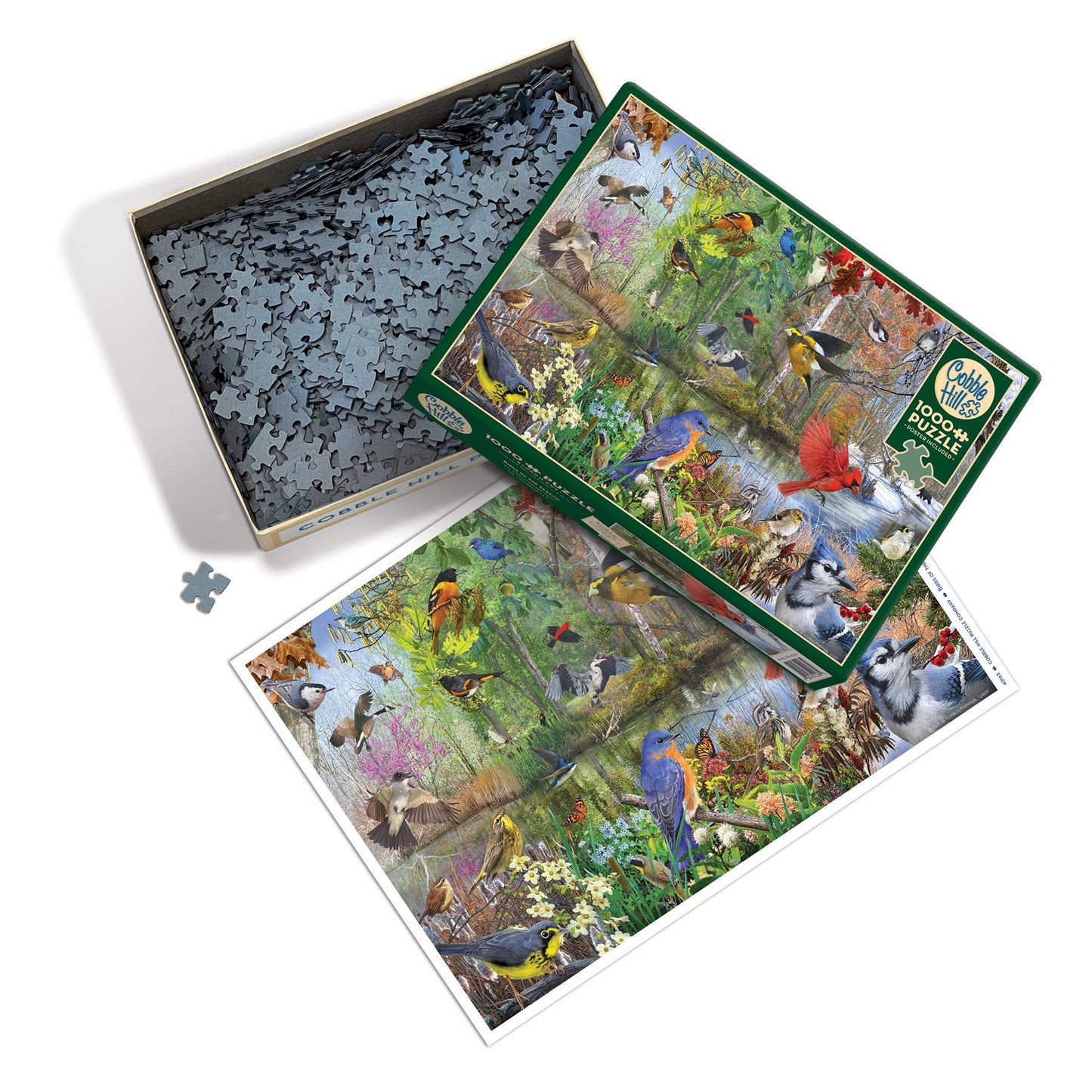 Puzzle - Birds of the Season (1000-Piece)