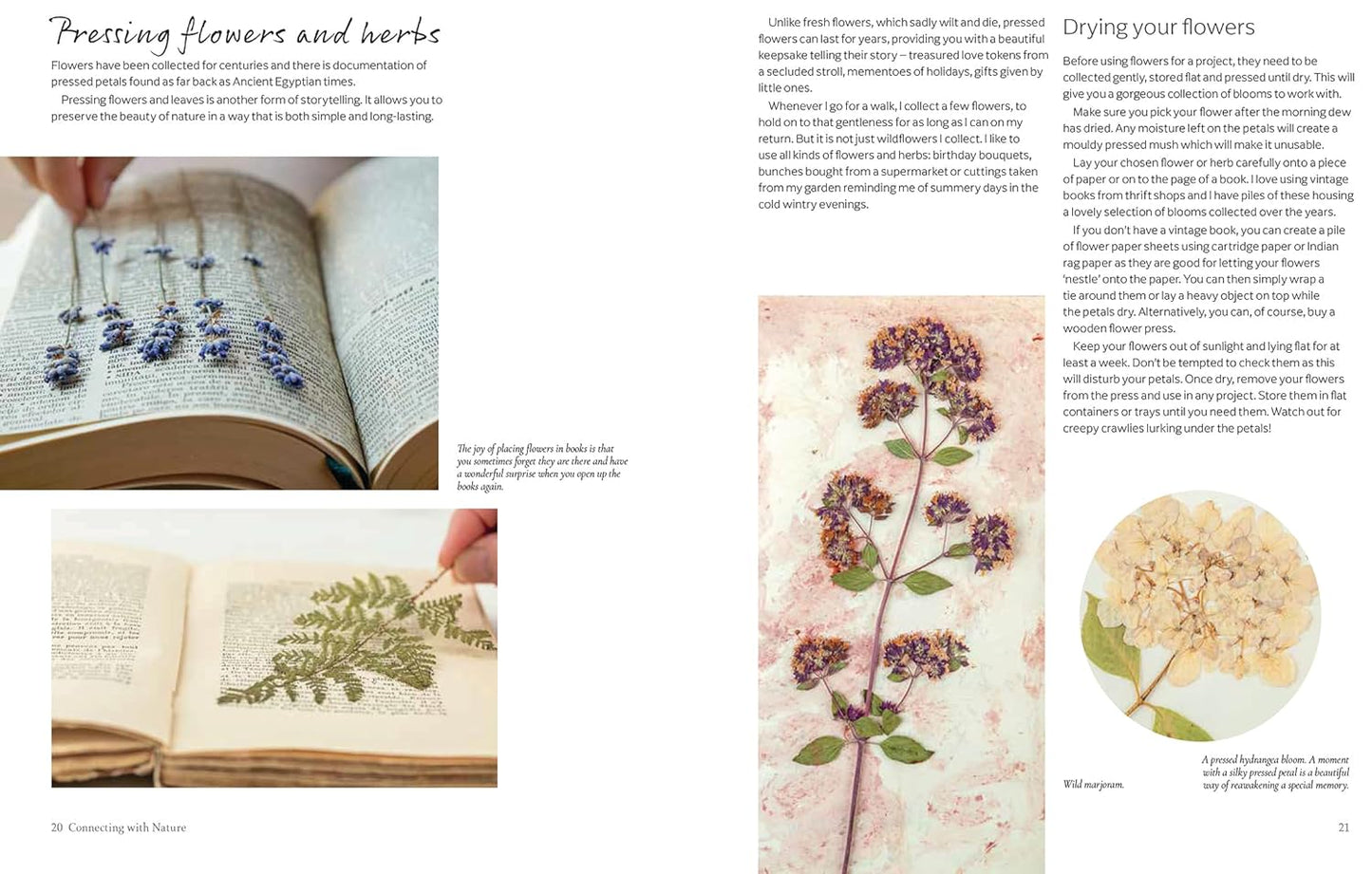 Book - Connecting With Nature: Mindful Stitching and Textile Art Through the Seasons by Tilly Rose (Paperback)