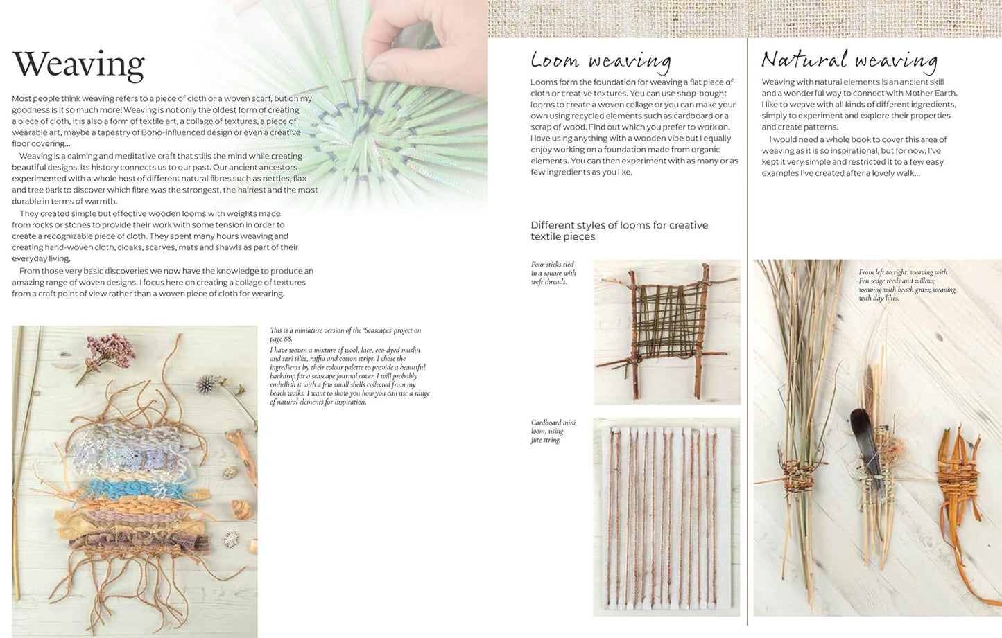 Book - Connecting With Nature: Mindful Stitching and Textile Art Through the Seasons by Tilly Rose (Paperback)