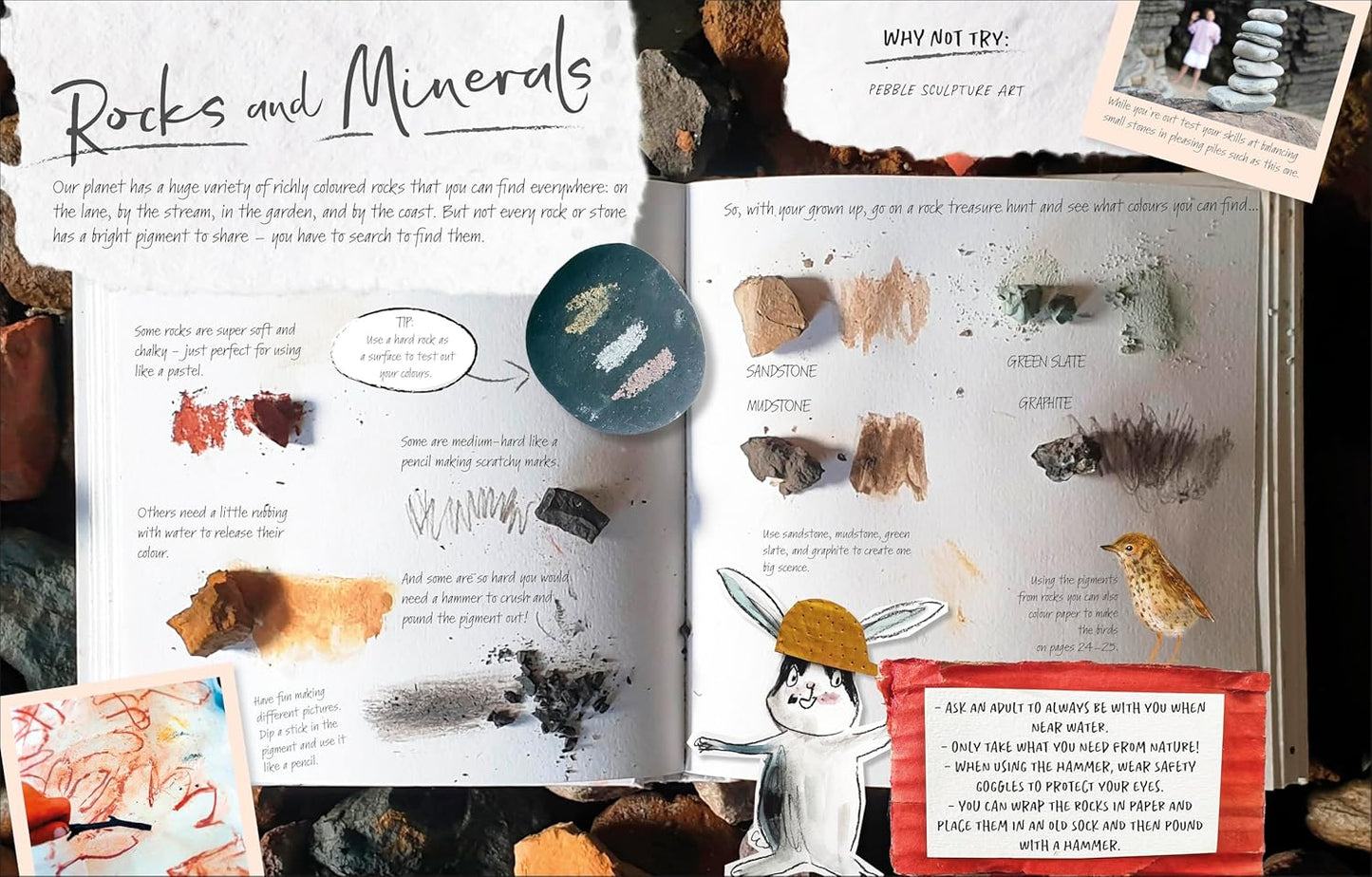 Book - Make Art with Nature: Find Inspiration and Materials From Nature by Pippa Pixley (Hardback)