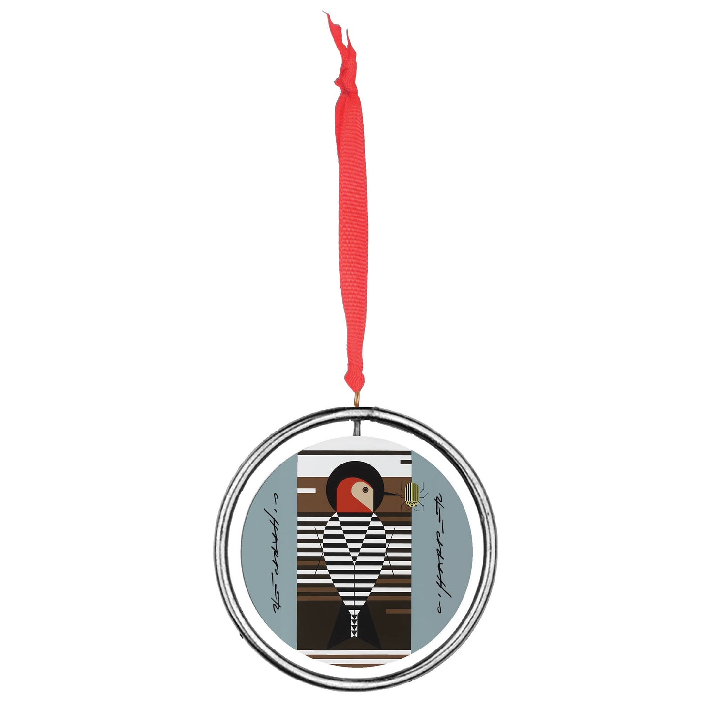 Ornament - Charley Harper “Baffling Belly” Keepsake – 3” diameter
