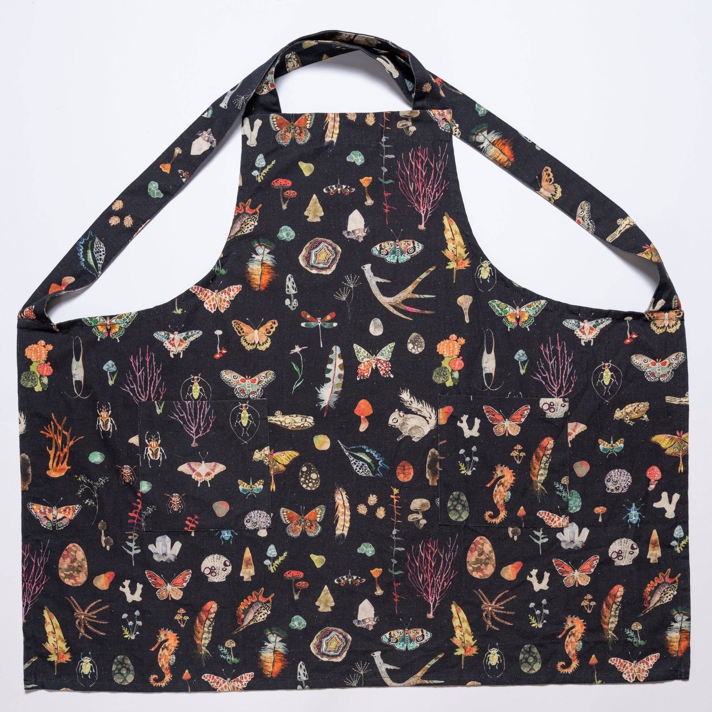 Apron- Smock Style - Specimens on Black