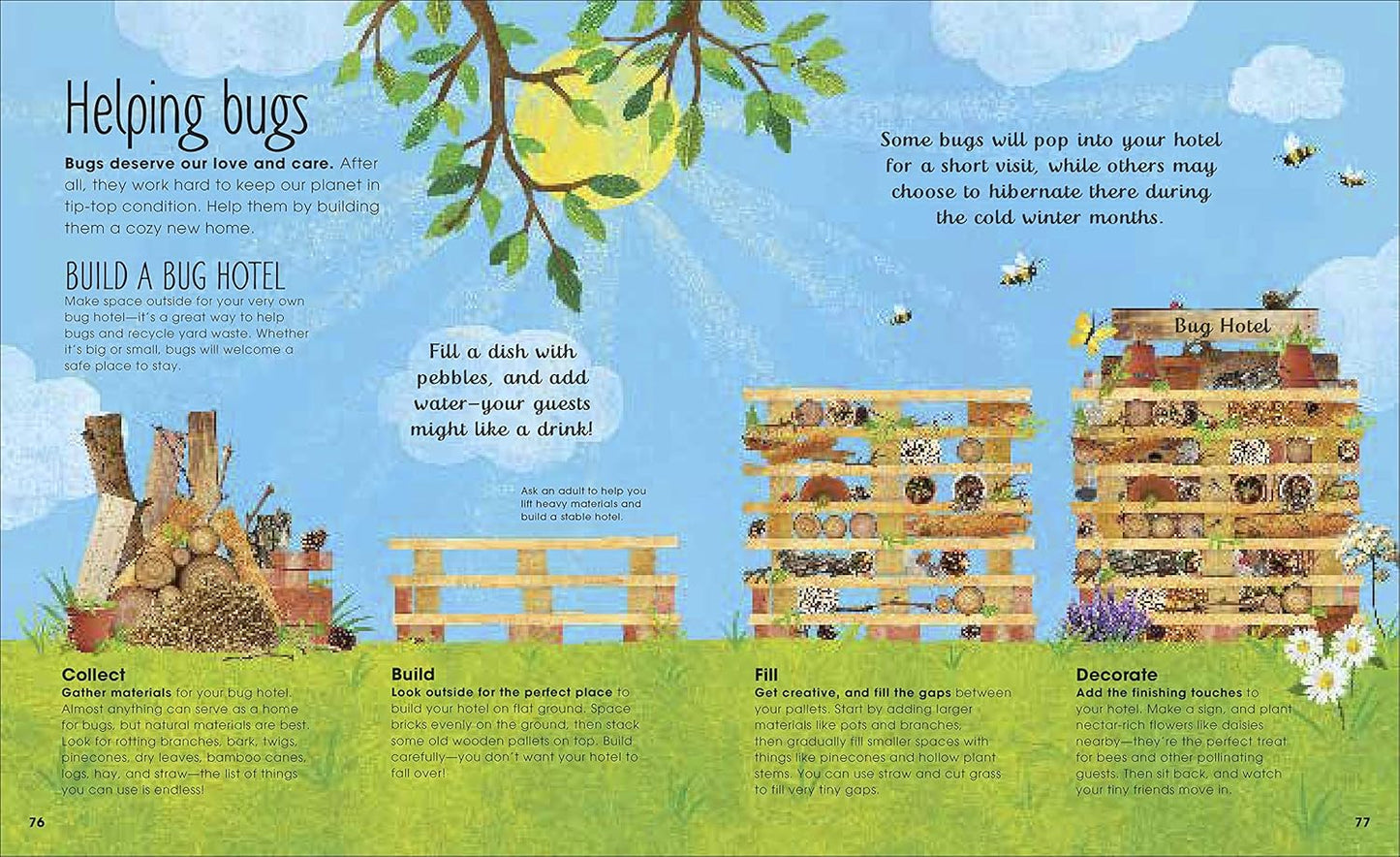 Book - The Book of Brilliant Bugs (The Magic and Mystery of the Natural World) by Jess French (Hardback)