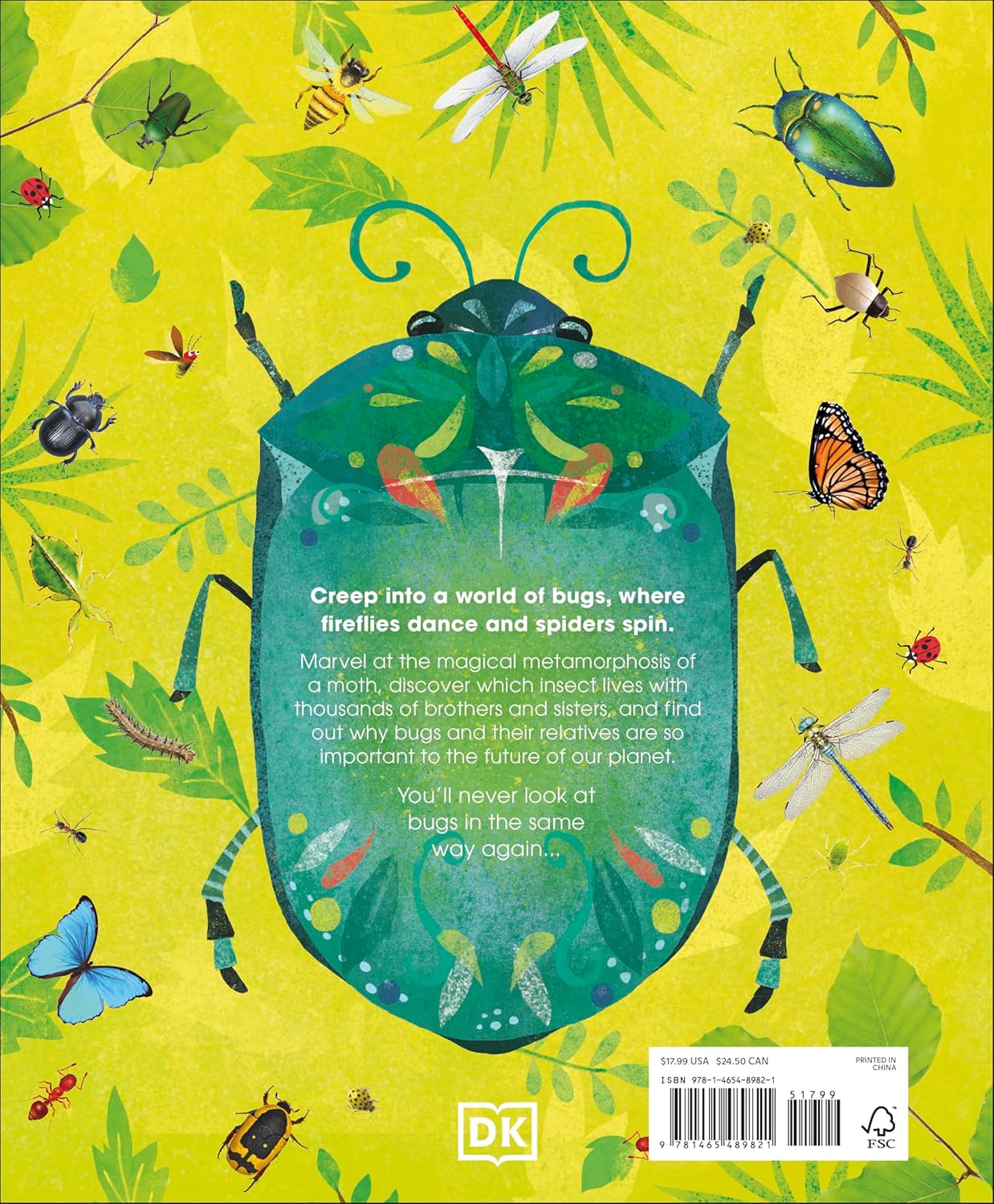 Book - The Book of Brilliant Bugs (The Magic and Mystery of the Natural World) by Jess French (Hardback)