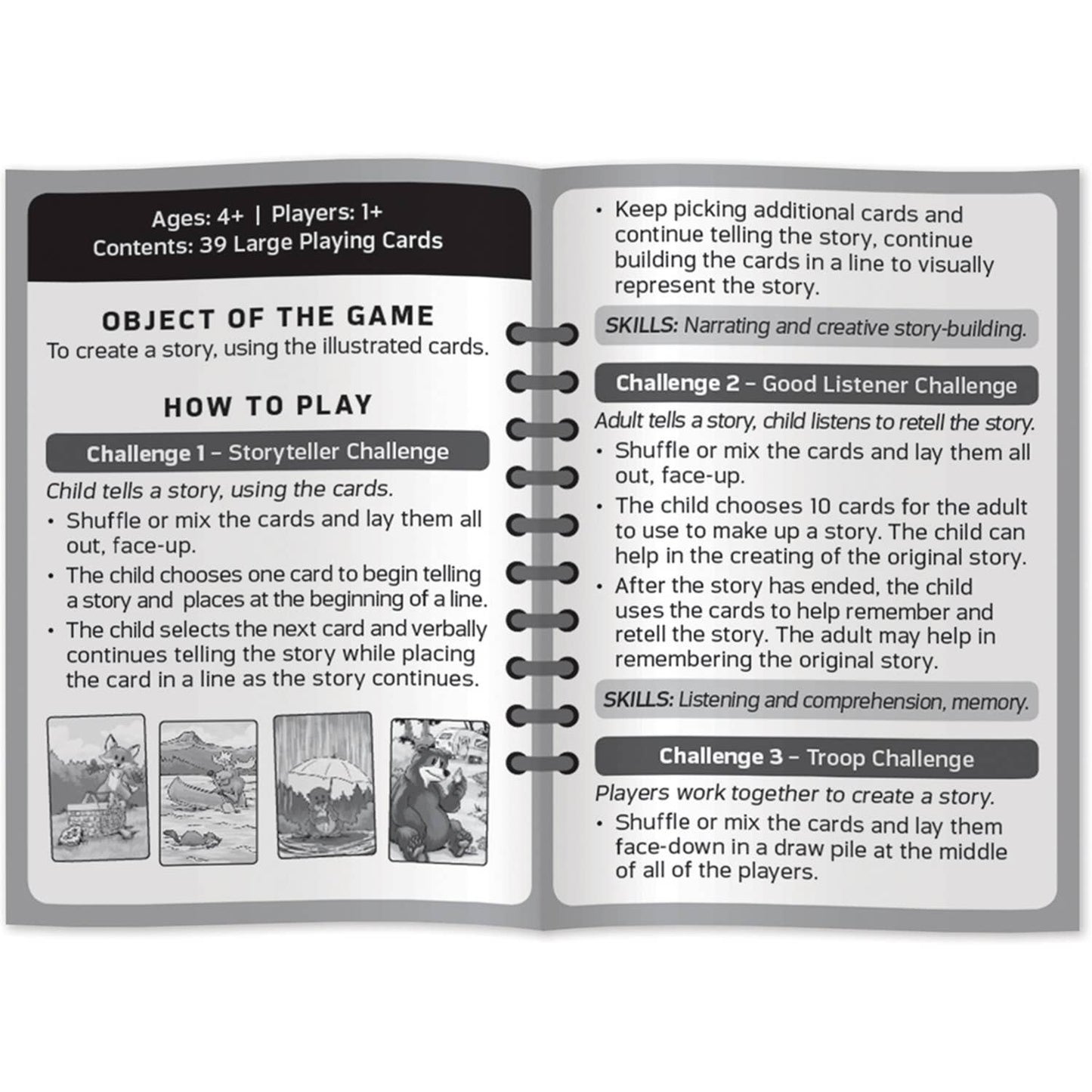 Kid Games - Junior Ranger - Campfire Stories Card Game