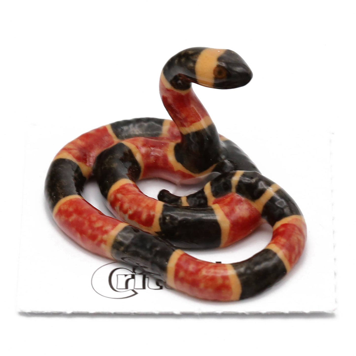Little Critterz Porcelain Miniature - "Rhyme" Coral Snake