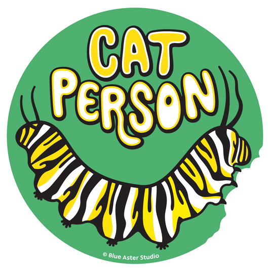 Sticker - Caterpillar - Cat Person
