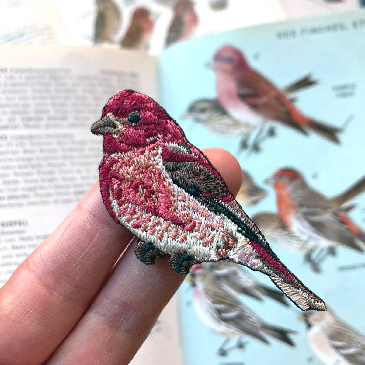 Bird Patch - Purple Finch (#69 of collection)