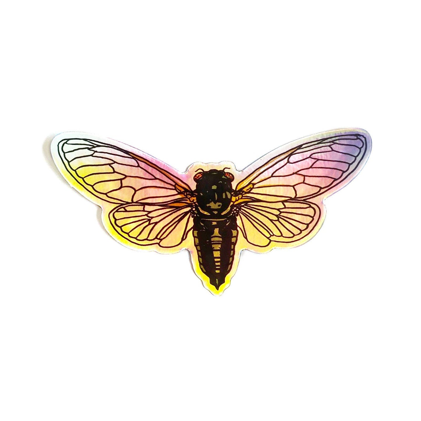Sticker - Holographic Cicada