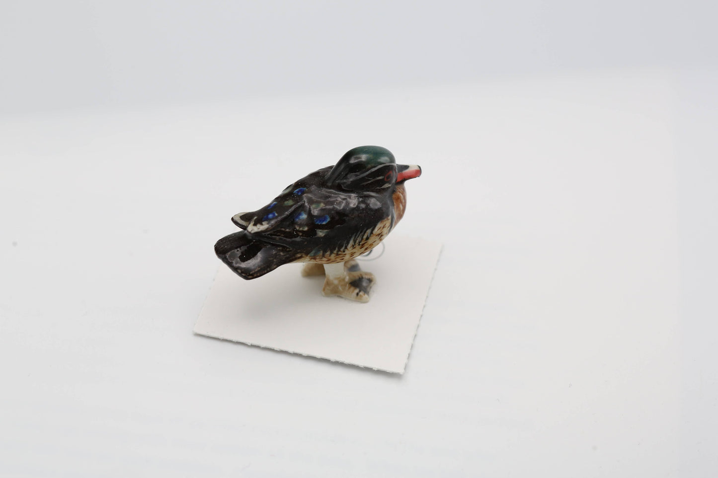 Little Critterz Porcelain Miniature - "Bob" Wood Duck