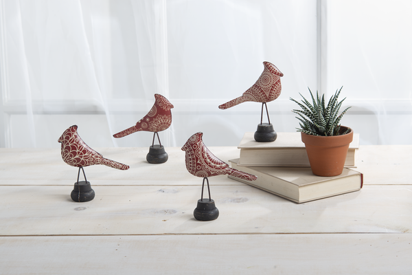 Decor - Red Pattern Cardinal