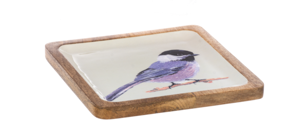 Square Bird Serving Tray - Medium