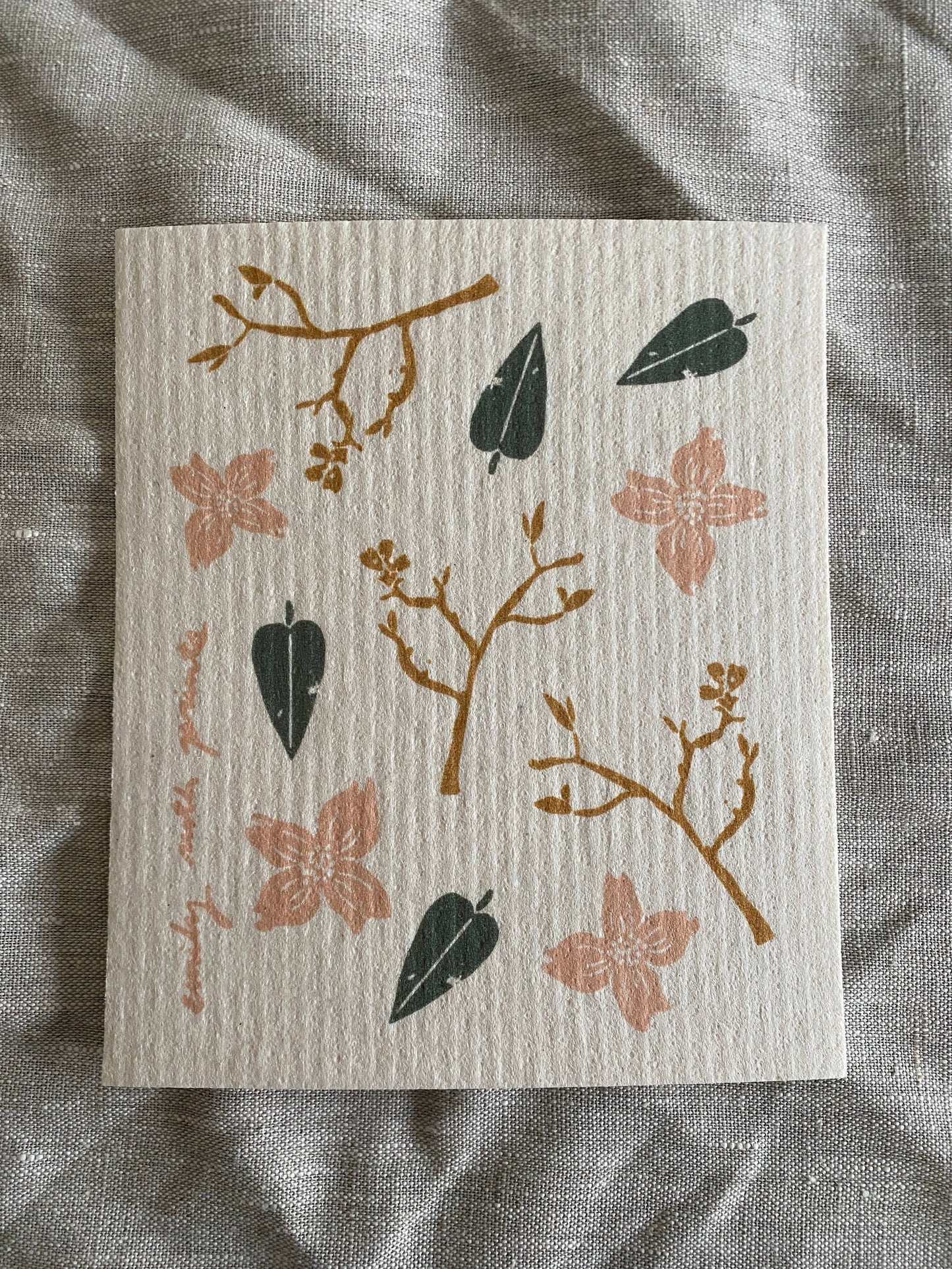 Eco-Friendly Dishcloth - Dogwood Blooms