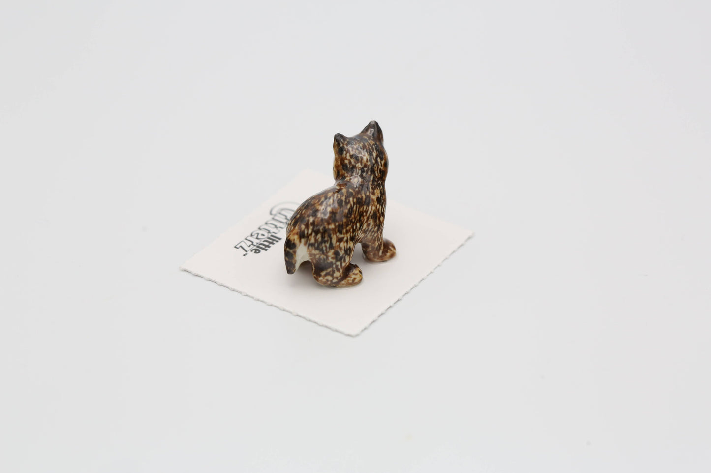 Little Critterz Porcelain Miniature - "Whiskers" Bobcat Kitten