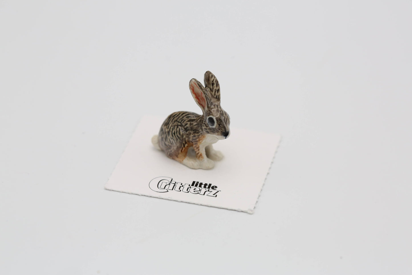 Little Critterz Porcelain Miniature - "Bounder" Jackrabbit