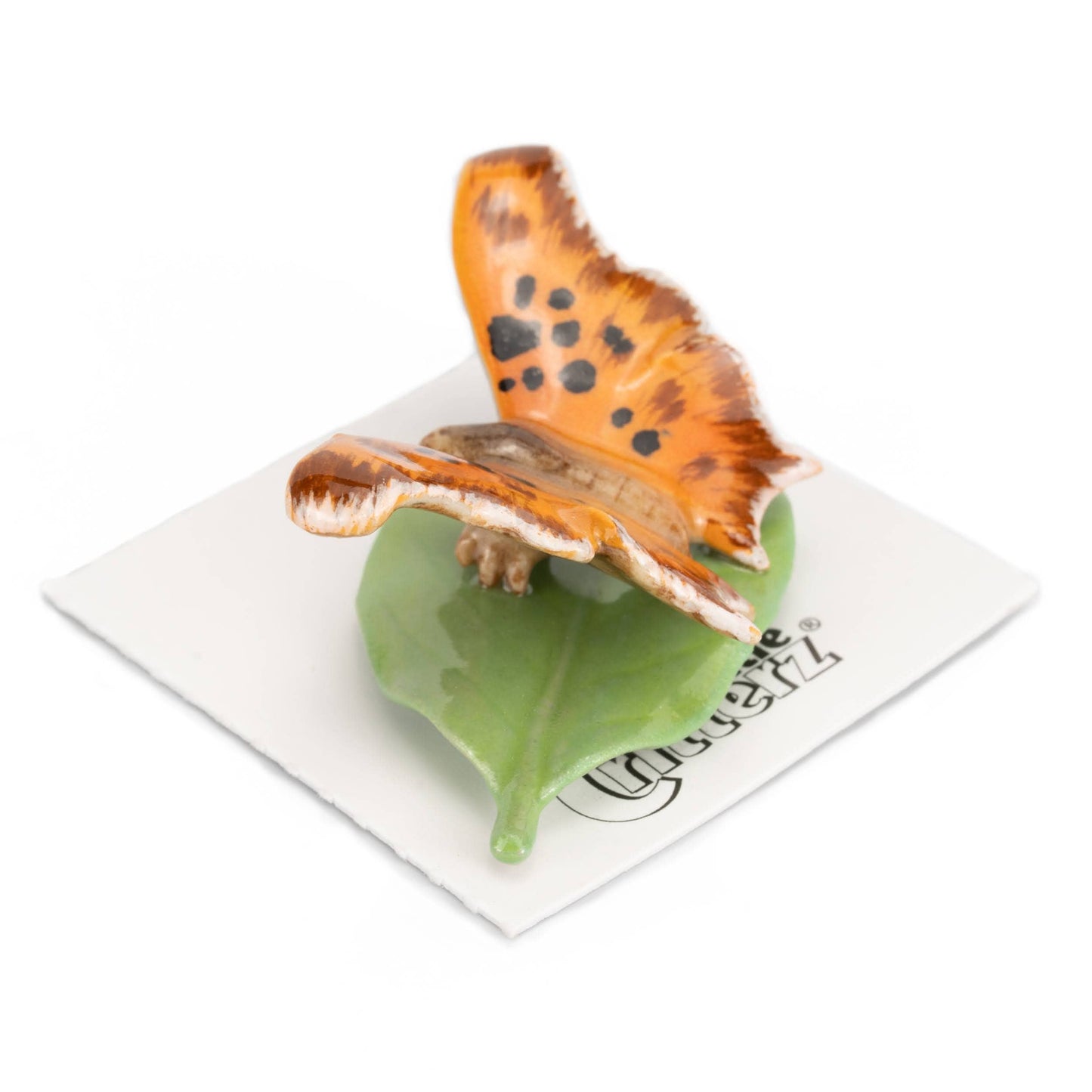 Little Critterz Porcelain Miniature - "Fabricius" Question Mark Butterfly
