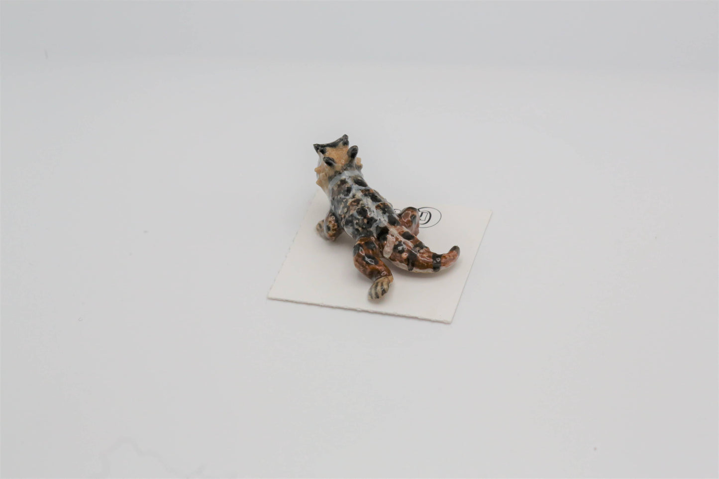Little Critterz Porcelain Miniature - "Rip" Horned Toad