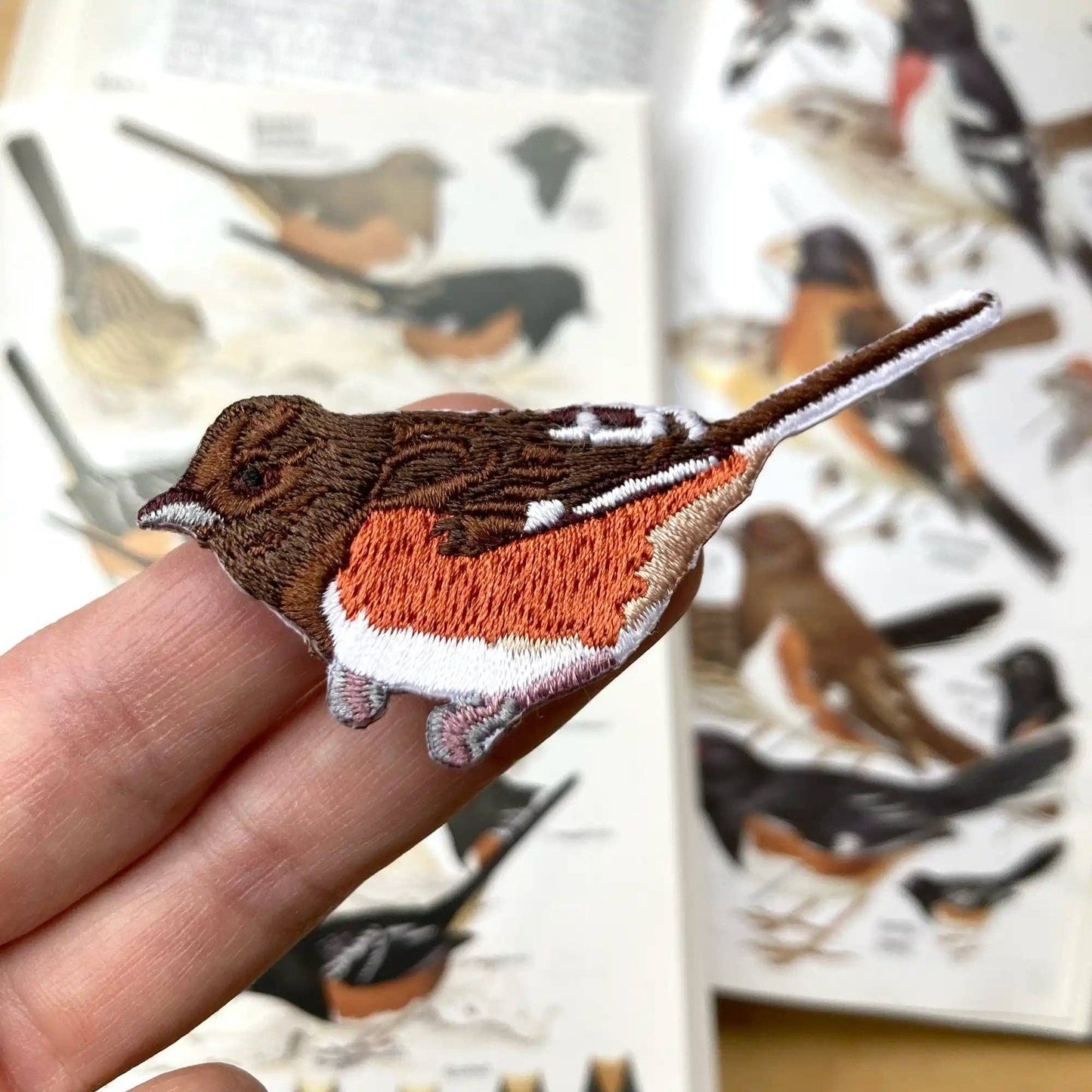 Bird Patch - Eastern Towhee (#63 of collection)