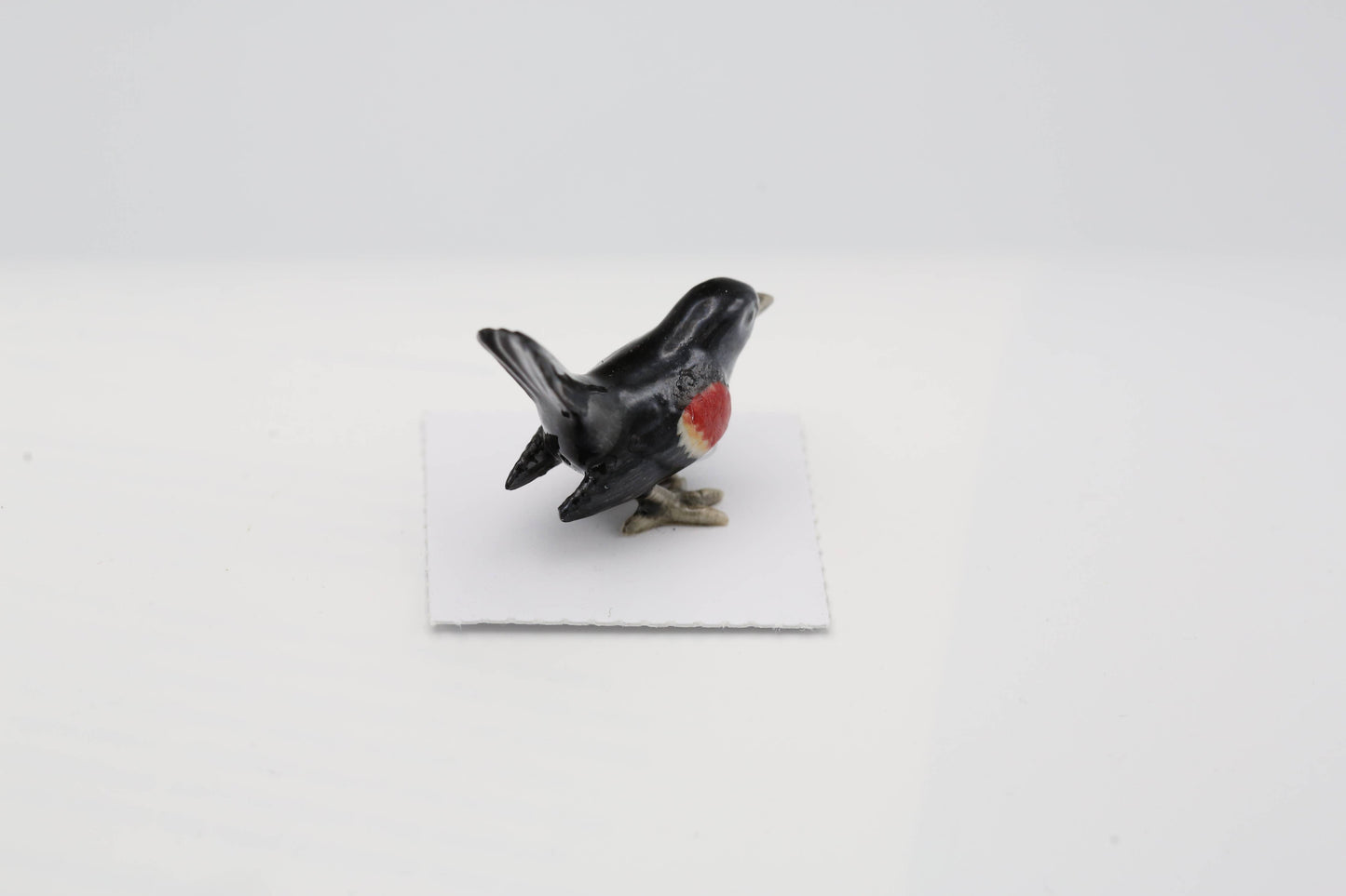 Little Critterz Porcelain Miniature - "Marsh" Red Winged Blackbird