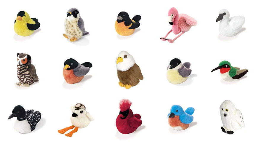 Plush Audubon Birds with Sound