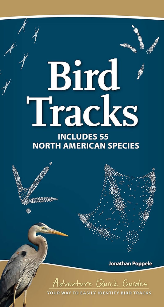 Book - Bird Tracks: Includes 55 North American Species (Adventure Quick Guides) Pocket Book by Jonathan Poppele