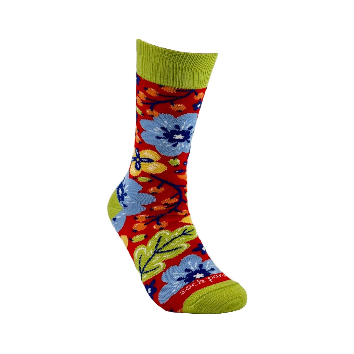 Socks - Adult Medium - Exotic Flowers