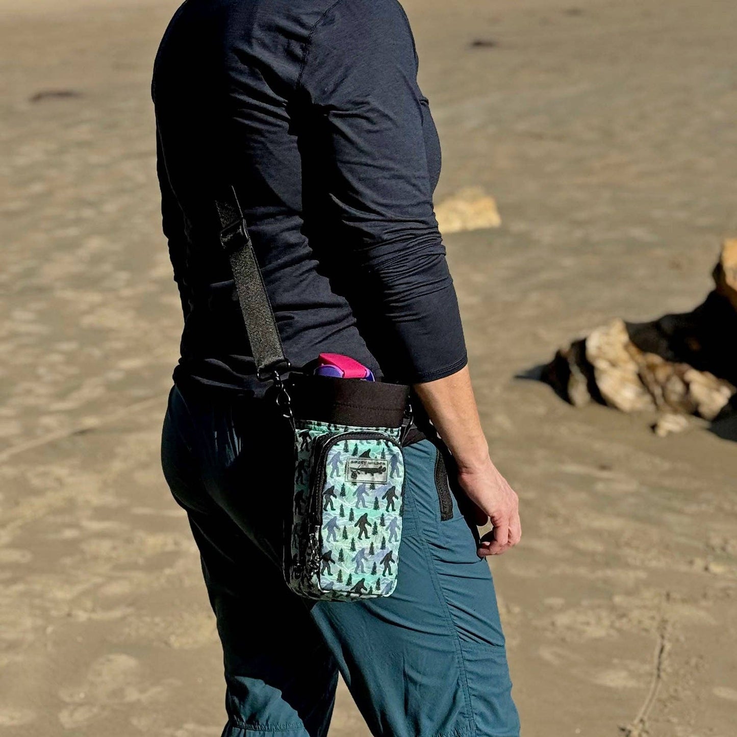 Water Bottle Carrier - Sasquatch Forest