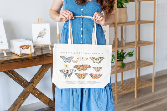 Tote Bag - Butterflies of North America