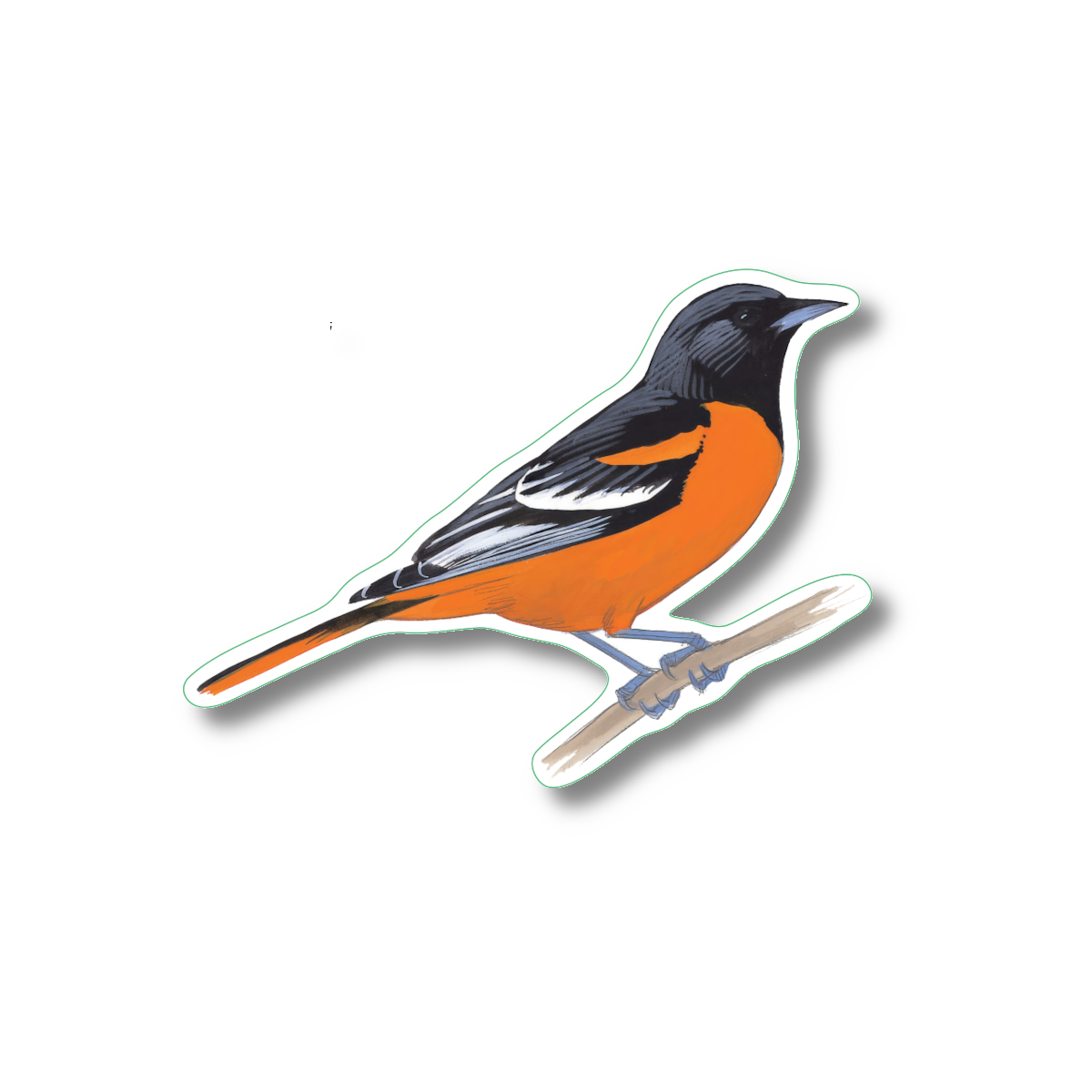 Sticker - Baltimore Oriole Nature Sticker, 2.5" x 3.5"