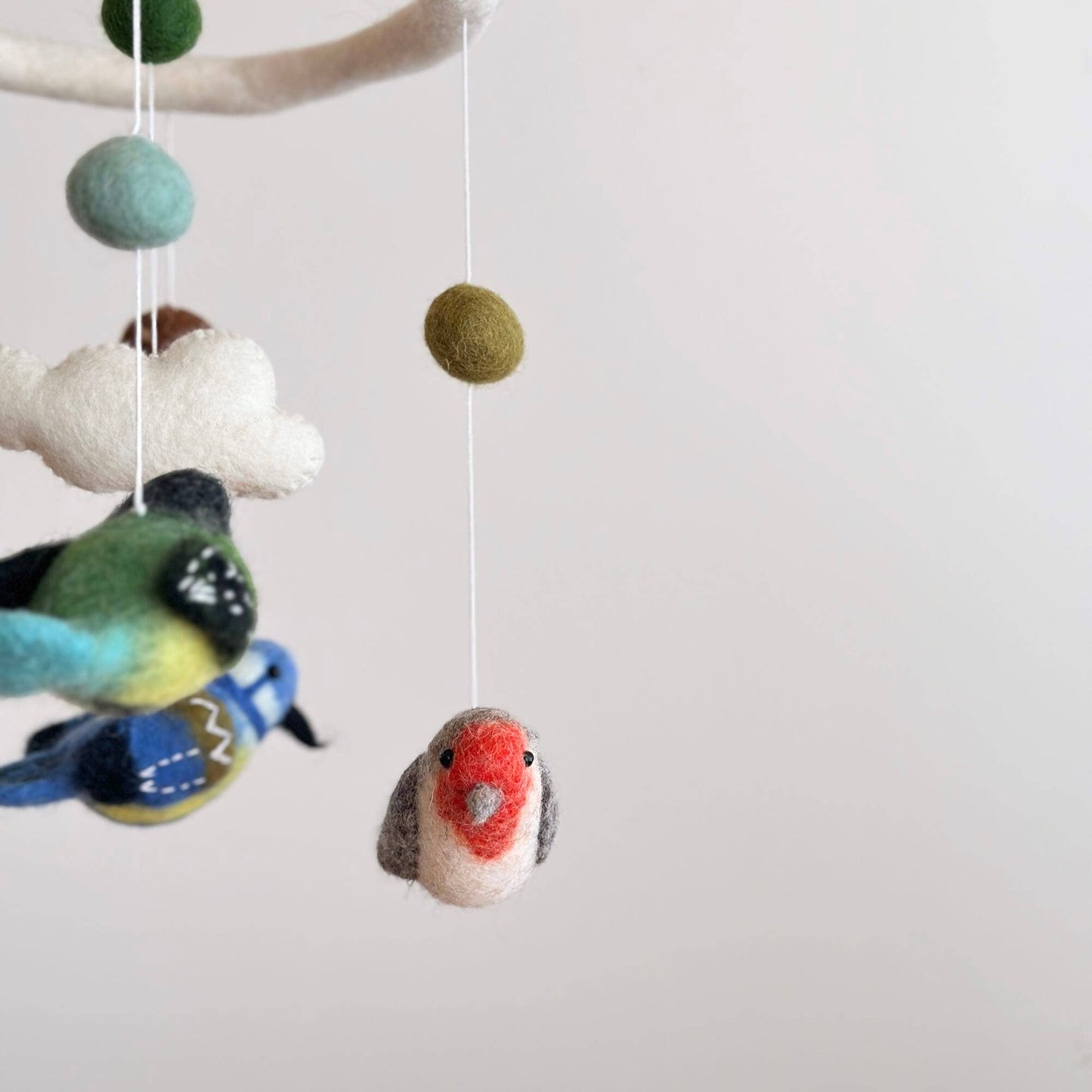 Felted Mobile - Birds