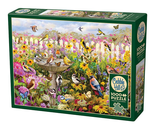 Puzzle - Backyard Bird Bath (1000-Piece)