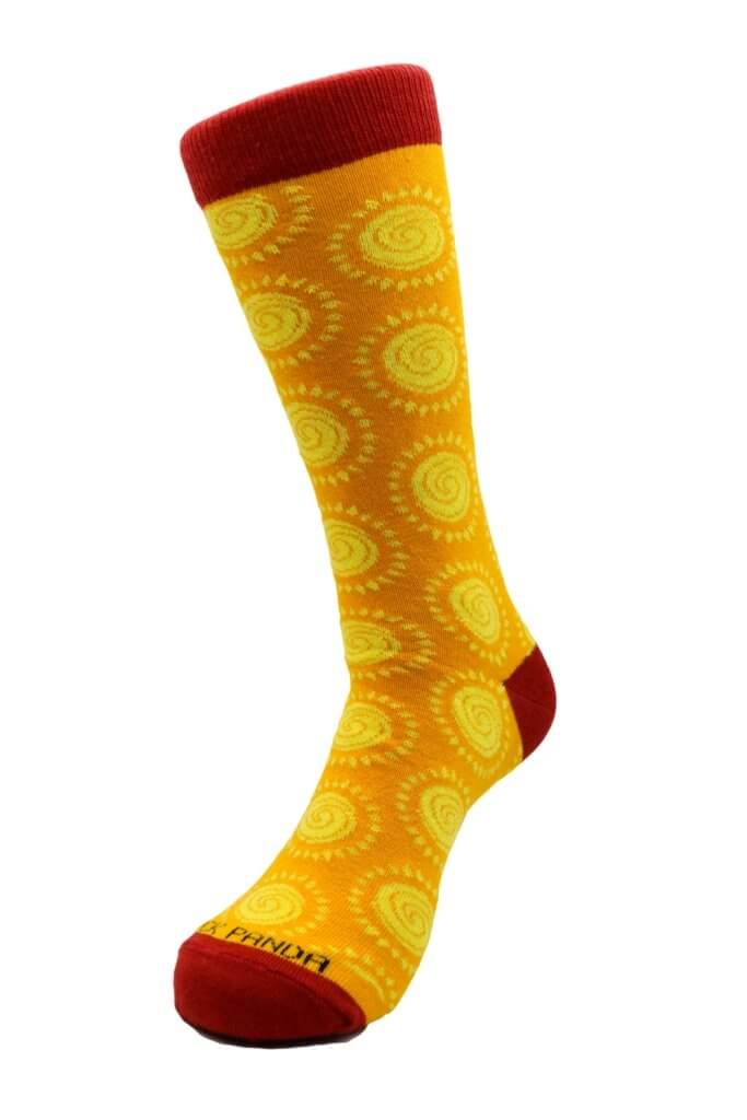 Socks - Adult Medium - Celestial Sun Pattern