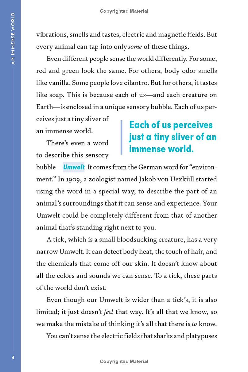 Book - An Immense World (Young Readers Edition): How Animals Sense Earth's Amazing Secrets by Ed Yong (Hardback)