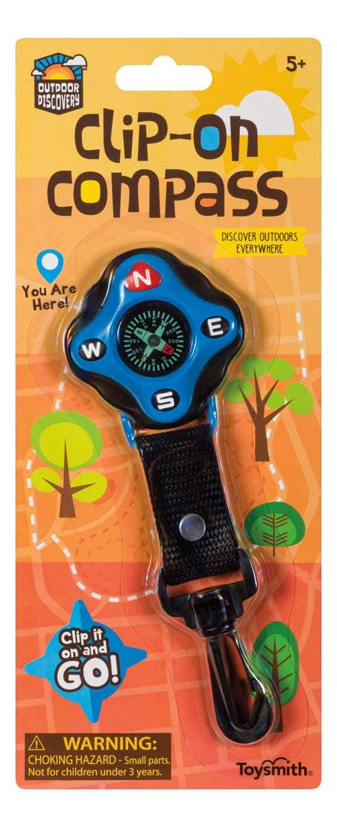 Kids - Outdoor Discovery Backyard Exploration Clip-On Compass