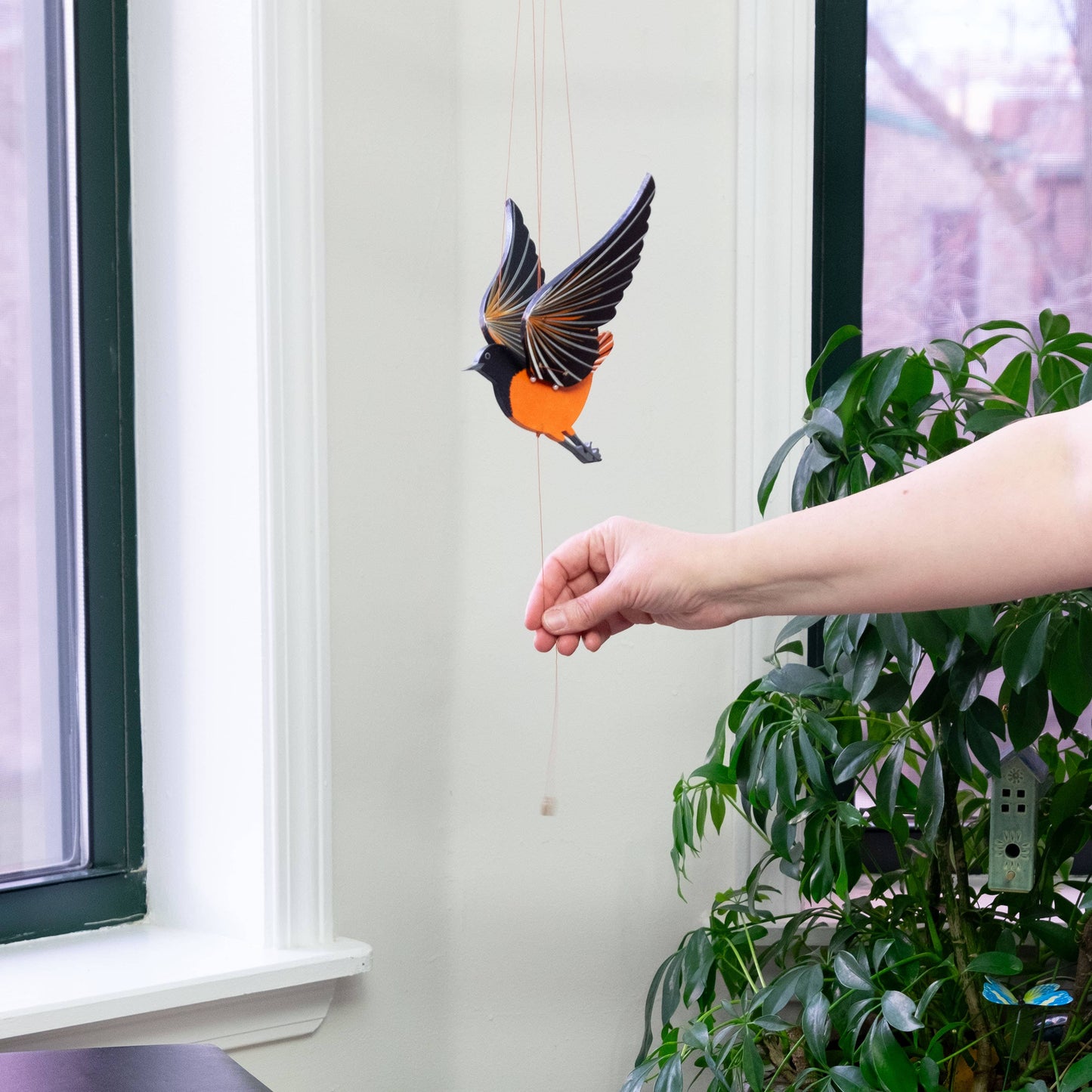 Flying Bird Mobile - Baltimore Oriole