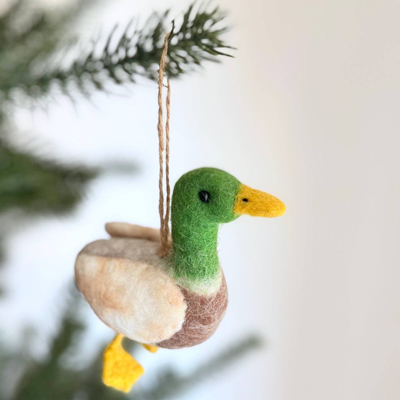 Ornament - Felted Mallard Duck