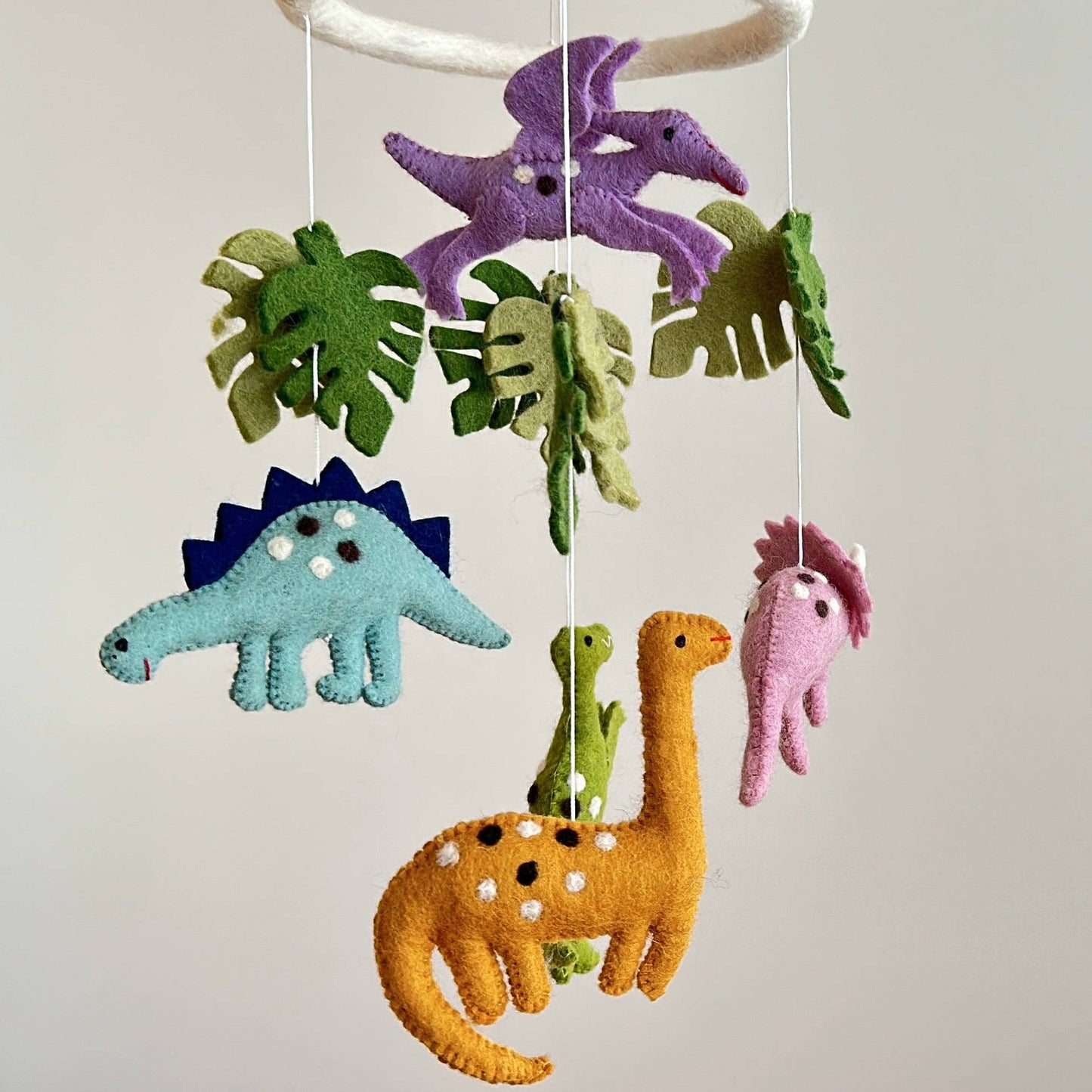 Felted Mobile - Dinosaurs